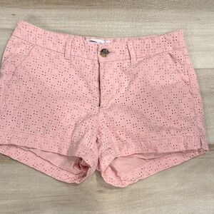 Old Navy Women's Pink Eyelet Bermudas